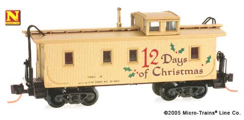 MTL - Caboose, Cupola - 12 Days of Christmas - Micro-Trains 051 00 250